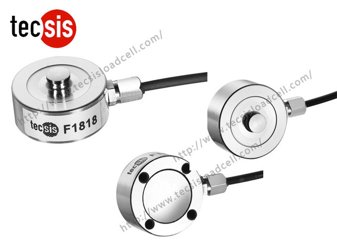 Small Tank Weighing Compression Load Cell Strain Gauge , Button Type
